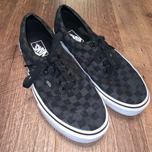 Womens Checkered Vans- Size 10